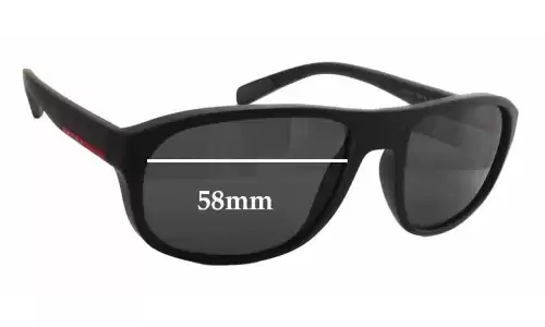 Sunglass Fix Replacement Lenses for Prada SPS01R - 58mm Wide Sunglass Fix Replacement Lenses for Prada SPS01R - 58mm Wide