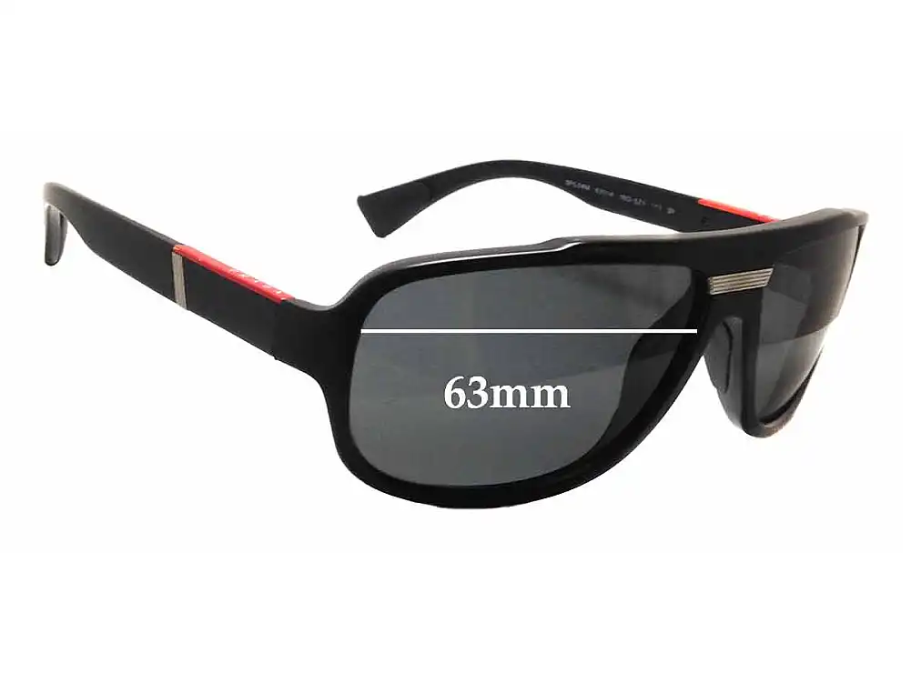 Sunglass Fix Replacement Lenses for Prada SPS04M & PS04MS - 63mm Wide Sunglass Fix Replacement Lenses for Prada SPS04M & PS04MS - 63mm Wide
