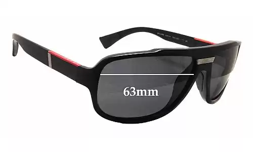 Sunglass Fix Replacement Lenses for Prada SPS04M & PS04MS - 63mm Wide Sunglass Fix Replacement Lenses for Prada SPS04M & PS04MS - 63mm Wide