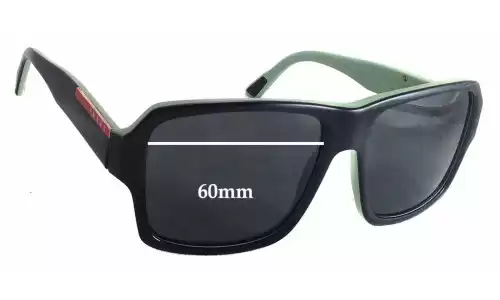 Sunglass Fix Replacement Lenses for Prada SPS05L & PS05LS - 60mm Wide Sunglass Fix Replacement Lenses for Prada SPS05L & PS05LS - 60mm Wide