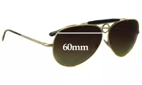 Sunglass Fix Replacement Lenses for Ralph Lauren PH 3009 - 60mm Wide Ralph Lauren PH 3009 Replacement Lenses 60mm wide