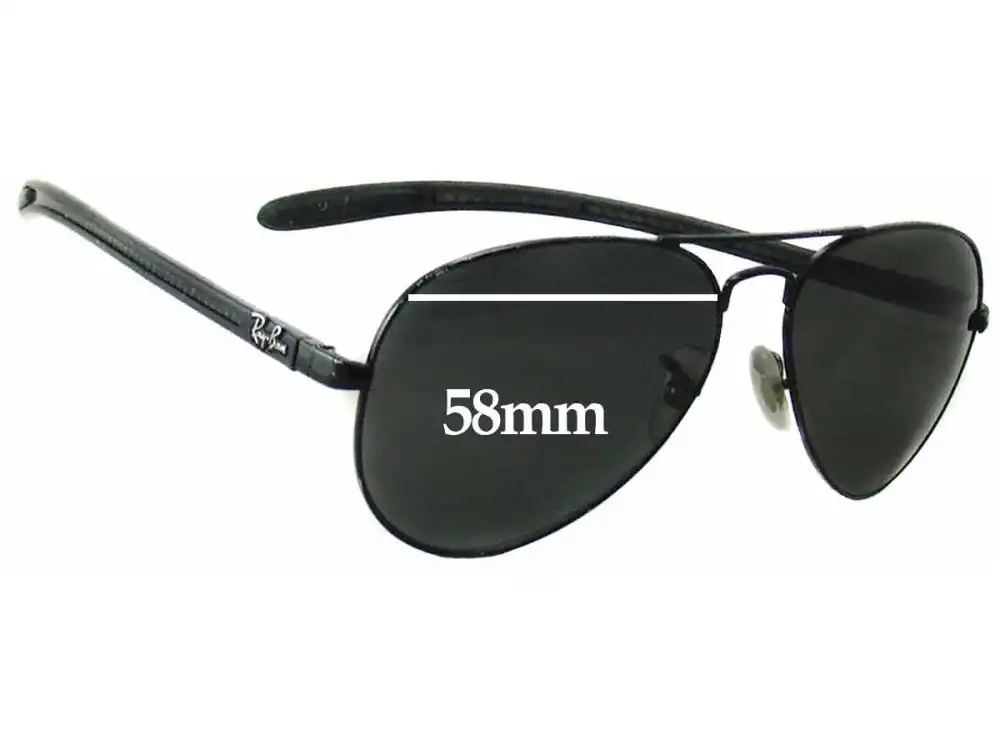 Sunglass Fix Replacement Lenses for Ray-Ban RAM4271AC - 58mm Wide Sunglass Fix Replacement Lenses for Ray-Ban RAM4271AC - 58mm Wide