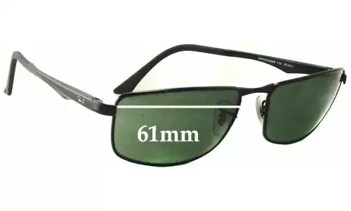 Sunglass Fix Replacement Lenses for Ray-Ban RAM5200AB - 61mm Wide Sunglass Fix Replacement Lenses for Ray-Ban RAM5200AB - 61mm Wide