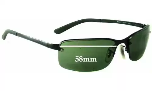 Sunglass Fix Replacement Lenses for Ray-Ban RB3217 (Equal Sized Holes) - 58mm Wide Ray-Ban RB3217 (Equal Sized Holes) Replacement Lenses 58mm wide