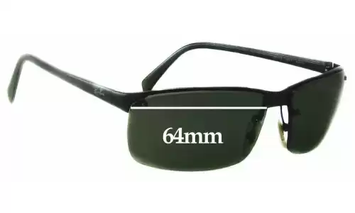 Sunglass Fix Replacement Lenses for Ray-Ban RB3276 - 64mm Wide Ray-Ban RB3276 Replacement Lenses 64mm wide