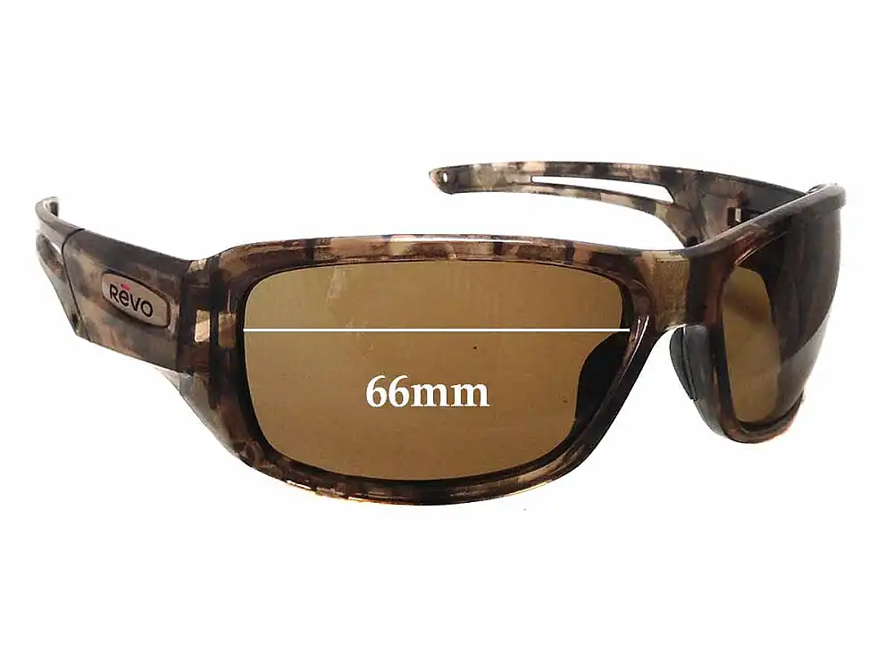 Sunglass Fix Replacement Lenses for Revo RE4054 Guide Extreme - 66mm Wide Sunglass Fix Replacement Lenses for Revo RE4054 Guide Extreme - 66mm Wide