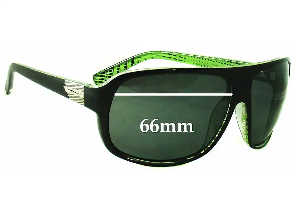 Sunglass Fix Replacement Lenses for Rip Curl The Ledge - 66mm Wide Sunglass Fix Replacement Lenses for Rip Curl The Ledge - 66mm Wide