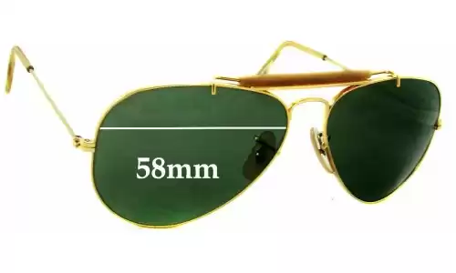Sunglass Fix Replacement Lenses for Ray-Ban B&L RB3029 - 58mm Wide Ray-Ban B&L RB3029 Replacement Lenses 58mm wide