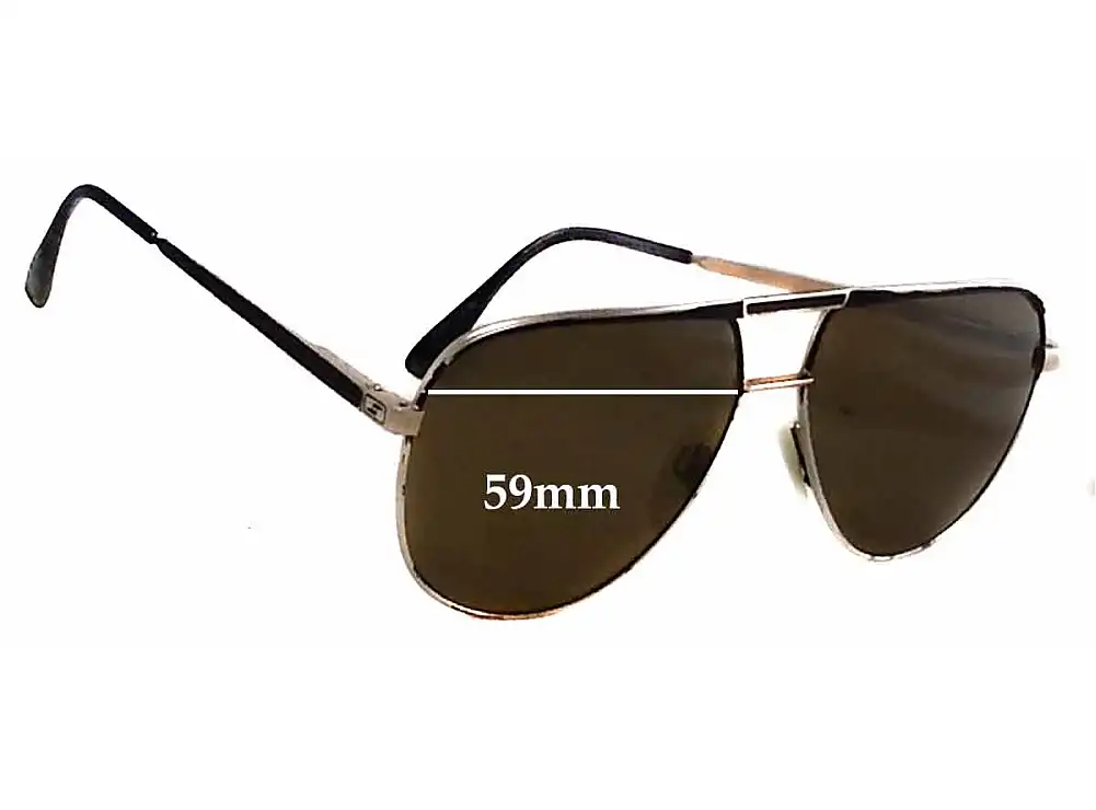Sunglass Fix Replacement Lenses for Safilo Elasta Aviator - 59mm Wide Sunglass Fix Replacement Lenses for Safilo Elasta Aviator - 59mm Wide