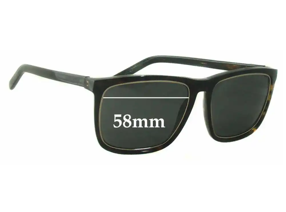 Sunglass Fix Replacement Lenses for Saint Laurent SL 2 - 58mm Wide Sunglass Fix Replacement Lenses for Saint Laurent SL 2 - 58mm Wide