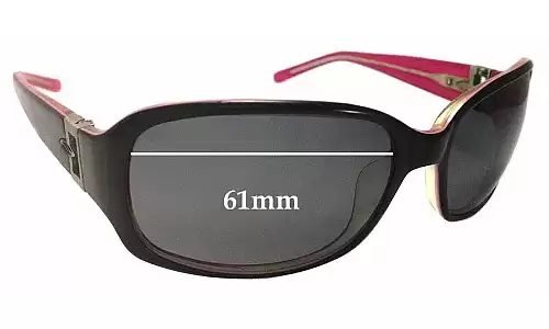 Sunglass Fix Replacement Lenses for Smith Audrey - 61mm Wide Sunglass Fix Replacement Lenses for Smith Audrey - 61mm Wide