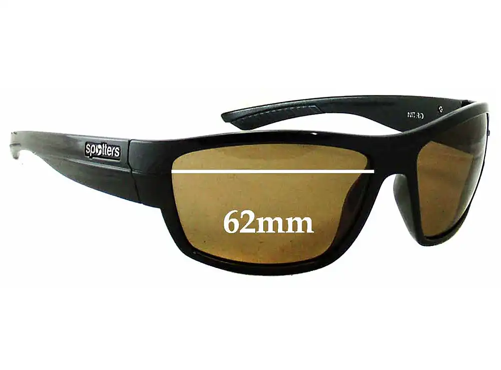 Sunglass Fix Replacement Lenses for Spotters Nitro - 62mm Wide Sunglass Fix Replacement Lenses for Spotters Nitro - 62mm Wide