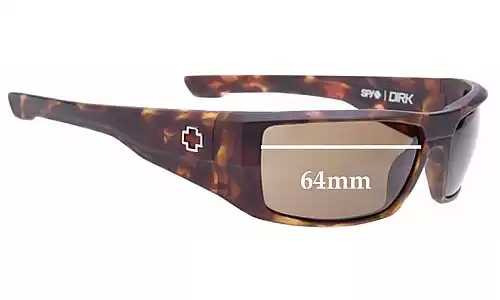 Sunglass Fix Replacement Lenses for Spy Optic Dirk - 64mm Wide Sunglass Fix Replacement Lenses for Spy Optic Dirk - 64mm Wide