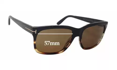 Sunglass Fix Replacement Lenses for Tom Ford Barbara TF0376 - 57mm Wide Sunglass Fix Replacement Lenses for Tom Ford Barbara TF0376 - 57mm Wide