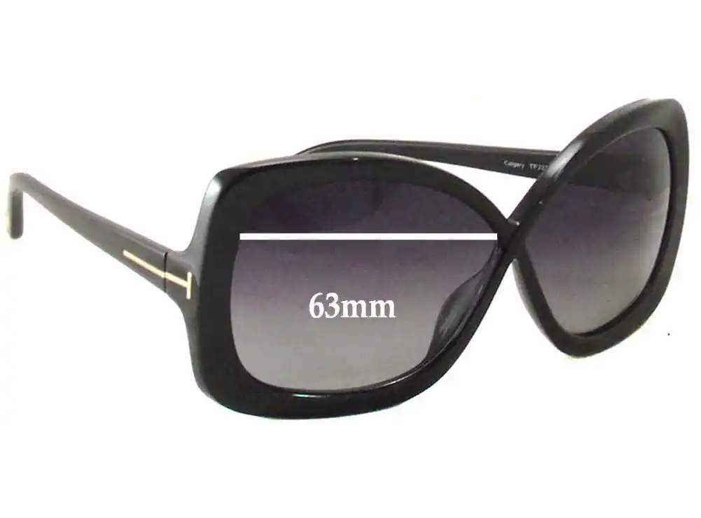 Sunglass Fix Replacement Lenses for Tom Ford Calgary TF227 - 63mm Wide Sunglass Fix Replacement Lenses for Tom Ford Calgary TF227 - 63mm Wide