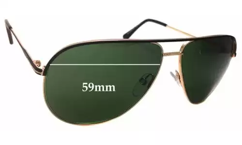 Sunglass Fix Replacement Lenses for Tom Ford Erin TF466 - 59mm Wide Sunglass Fix Replacement Lenses for Tom Ford Erin TF466 - 59mm Wide