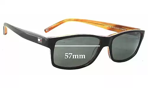 Sunglass Fix Replacement Lenses for Tommy Hilfiger TH Sun Rx 03 - 57mm Wide Tommy Hilfiger TH Sun Rx 03 Replacement Lenses 57mm wide