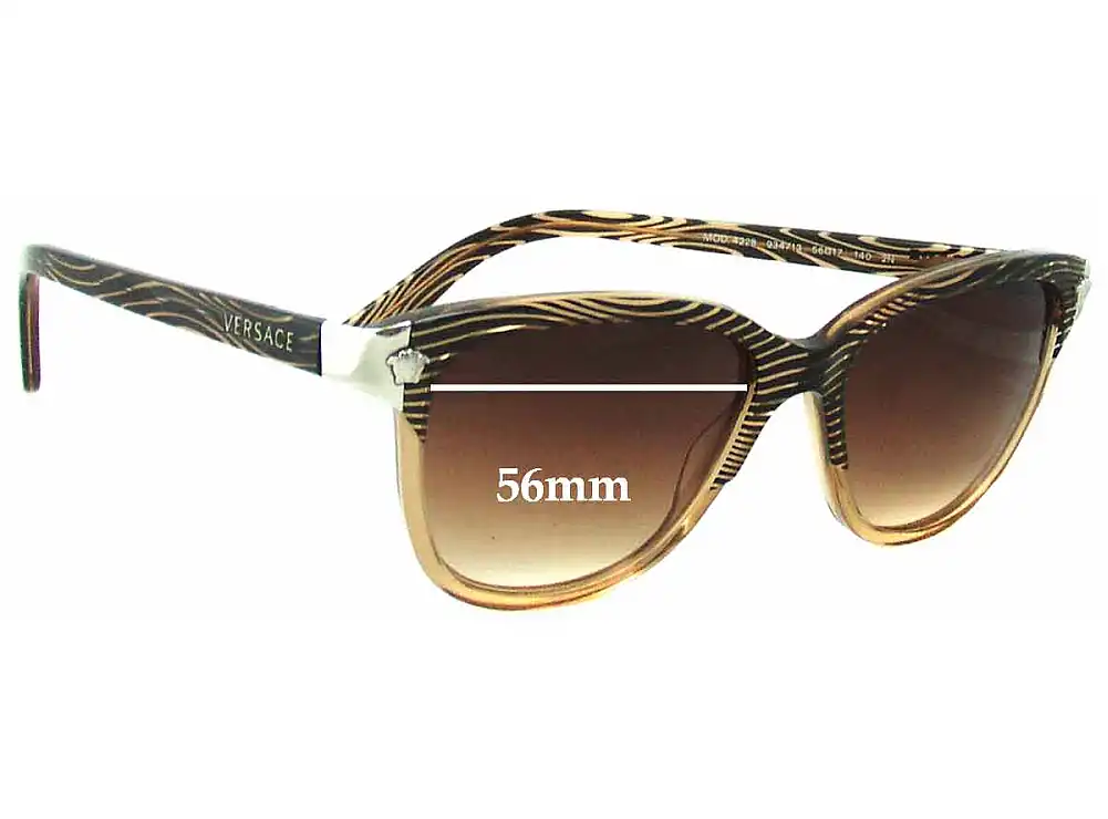 Sunglass Fix Replacement Lenses for Versace MOD 4228 - 56mm Wide Sunglass Fix Replacement Lenses for Versace MOD 4228 - 56mm Wide