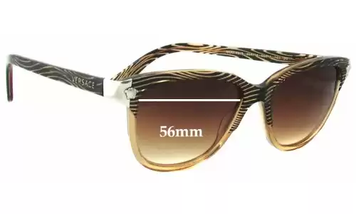 Sunglass Fix Replacement Lenses for Versace MOD 4228 - 56mm Wide Sunglass Fix Replacement Lenses for Versace MOD 4228 - 56mm Wide