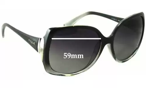 Sunglass Fix Replacement Lenses for Vogue VO2695-S - 59mm Wide Sunglass Fix Replacement Lenses for Vogue VO2695-S - 59mm Wide