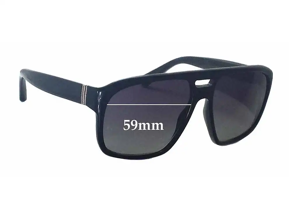 Sunglass Fix Replacement Lenses for Yves Saint Laurent YSL2317/S - 59mm Wide Sunglass Fix Replacement Lenses for Yves Saint Laurent YSL2317/S - 59mm Wide