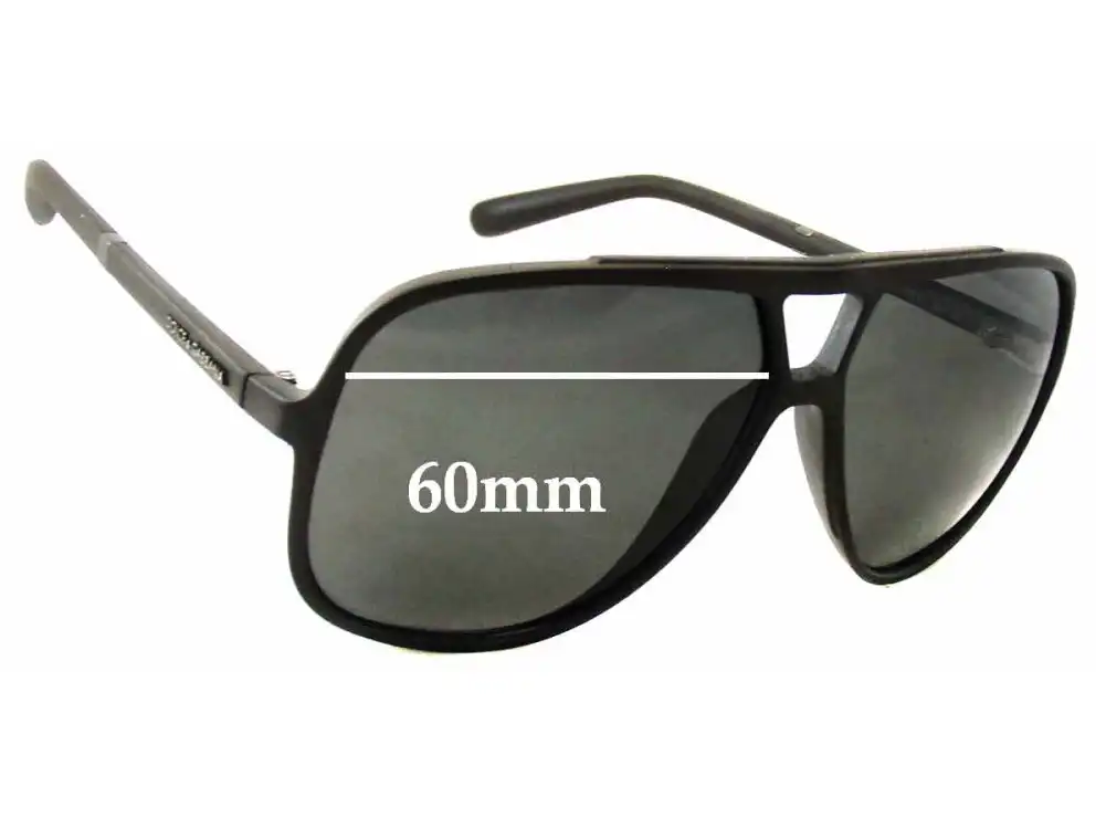 Sunglass Fix Replacement Lenses for Dolce & Gabbana DG6081 - 60mm Wide Sunglass Fix Replacement Lenses for Dolce & Gabbana DG6081 - 60mm Wide