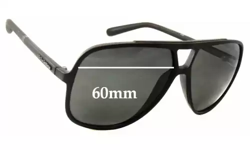 Sunglass Fix Replacement Lenses for Dolce & Gabbana DG6081 - 60mm Wide Sunglass Fix Replacement Lenses for Dolce & Gabbana DG6081 - 60mm Wide