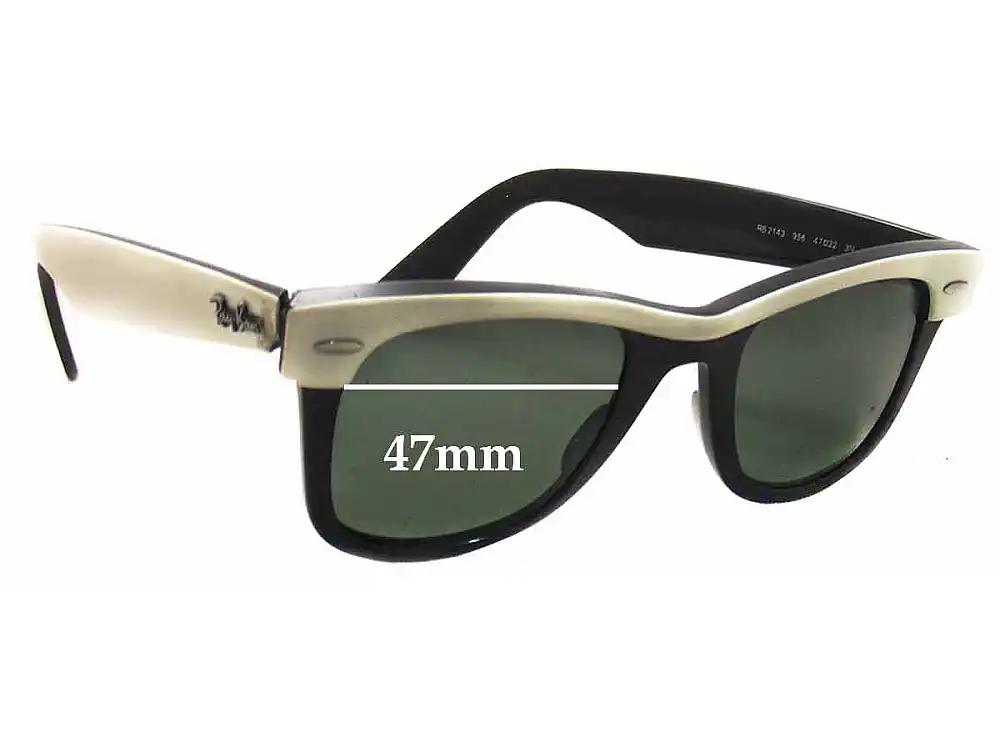 Sunglass Fix Replacement Lenses for Ray-Ban RB2143 Wayfarer - 47mm Wide Sunglass Fix Replacement Lenses for Ray-Ban RB2143 Wayfarer - 47mm Wide