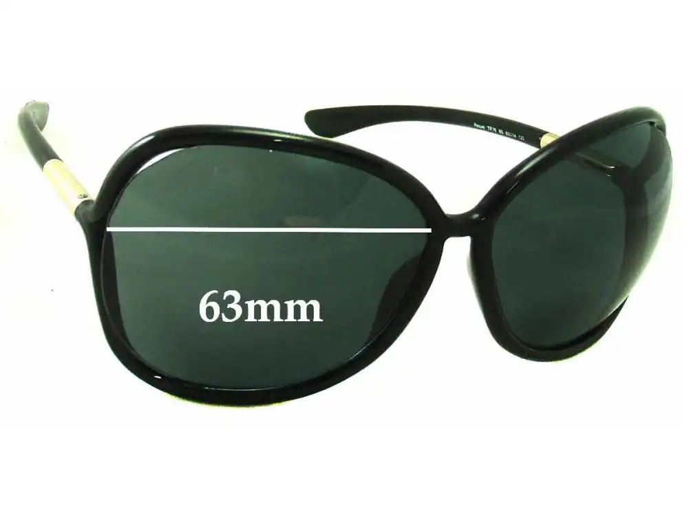 Sunglass Fix Replacement Lenses for Tom Ford Raquel TF76 - 63mm Wide Sunglass Fix Replacement Lenses for Tom Ford Raquel TF76 - 63mm Wide