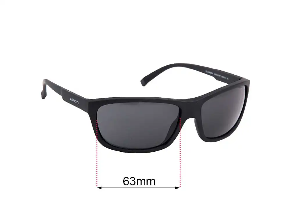 Sunglass Fix Replacement Lenses for Arnette El Carmen AN4263 - 63mm Wide Sunglass Fix Replacement Lenses for Arnette El Carmen AN4263 - 63mm Wide