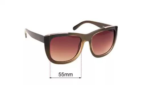 Sunglass Fix Replacement Lenses for Chloe CE 659S - 55mm Wide Sunglass Fix Replacement Lenses for Chloe CE 659S - 55mm Wide