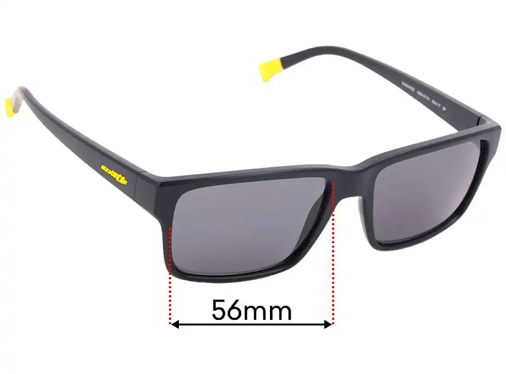 Sunglass Fix Replacement Lenses for Arnette Dashanzi AN4254 - 56mm Wide Sunglass Fix Replacement Lenses for Arnette Dashanzi AN4254 - 56mm Wide
