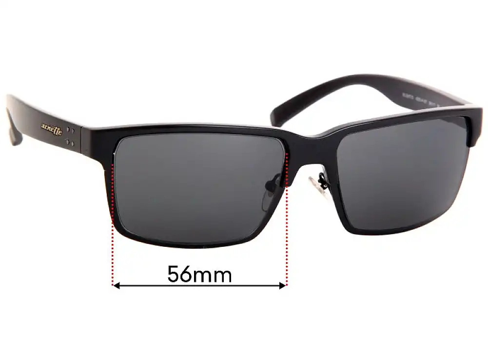 Sunglass Fix Replacement Lenses for Arnette Silentio 4250 - 56mm Wide Sunglass Fix Replacement Lenses for Arnette Silentio 4250 - 56mm Wide
