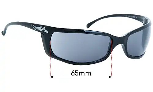 Sunglass Fix Replacement Lenses for Arnette Slide AN4007 34mm Tall - 65mm Wide Arnette Slide AN4007 34mm Tall Replacement Lenses 65mm wide