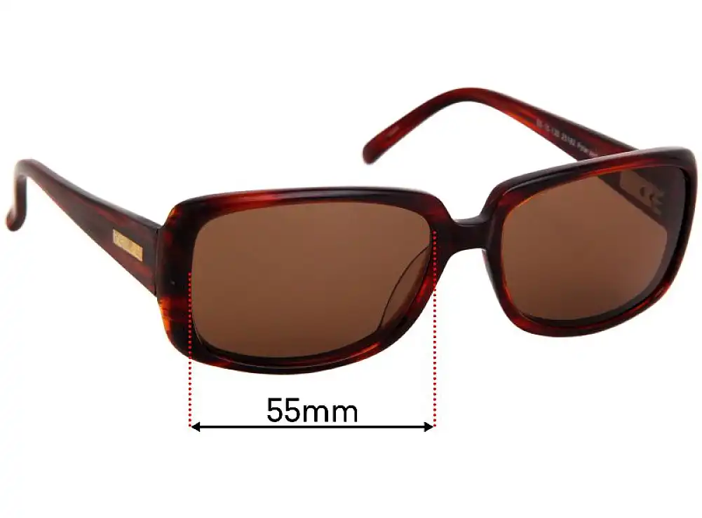 Sunglass Fix Replacement Lenses for Bill Bass Alice - 55mm Wide Sunglass Fix Replacement Lenses for Bill Bass Alice - 55mm Wide