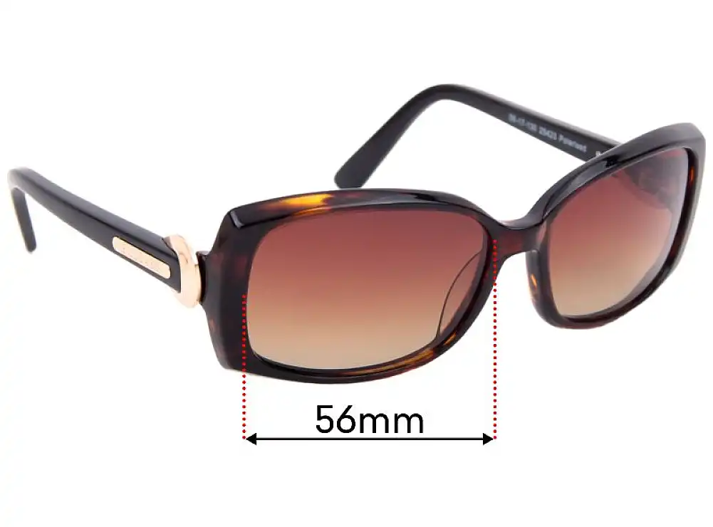 Sunglass Fix Replacement Lenses for Bill Bass Zara - 56mm Wide Sunglass Fix Replacement Lenses for Bill Bass Zara - 56mm Wide