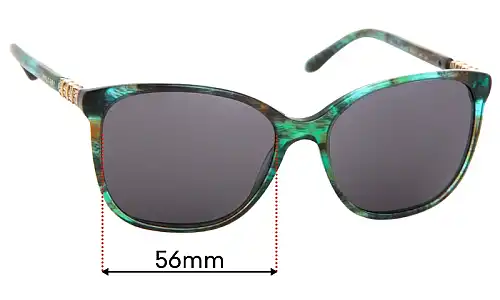 Sunglass Fix Replacement Lenses for Bvlgari 8152-B - 56mm Wide Bvlgari 8152-B Replacement Lenses 56mm wide
