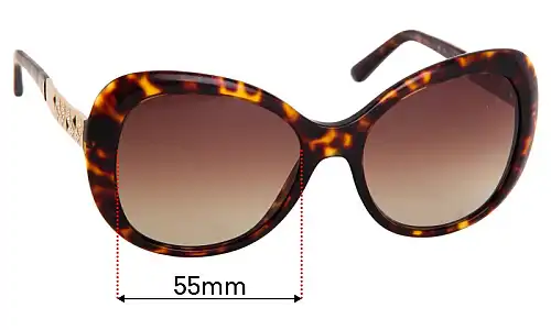 Sunglass Fix Replacement Lenses for Bvlgari 8199-B - 55mm Wide Sunglass Fix Replacement Lenses for Bvlgari 8199-B - 55mm Wide