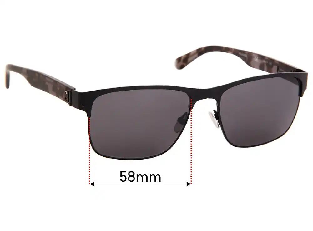 Sunglass Fix Replacement Lenses for Calvin Klein CK7378SP - 58mm Wide Sunglass Fix Replacement Lenses for Calvin Klein CK7378SP - 58mm Wide