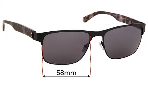 Sunglass Fix Replacement Lenses for Calvin Klein CK7378SP - 58mm Wide Sunglass Fix Replacement Lenses for Calvin Klein CK7378SP - 58mm Wide