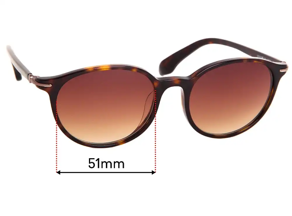 Sunglass Fix Replacement Lenses for Calvin Klein CK5833KS - 51mm Wide Sunglass Fix Replacement Lenses for Calvin Klein CK5833KS - 51mm Wide