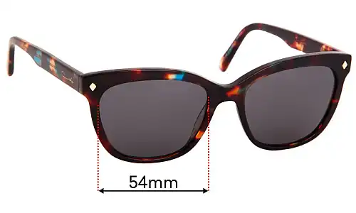 Sunglass Fix Replacement Lenses for Carla Zampatti 01 - 54mm Wide Sunglass Fix Replacement Lenses for Carla Zampatti 01 - 54mm Wide