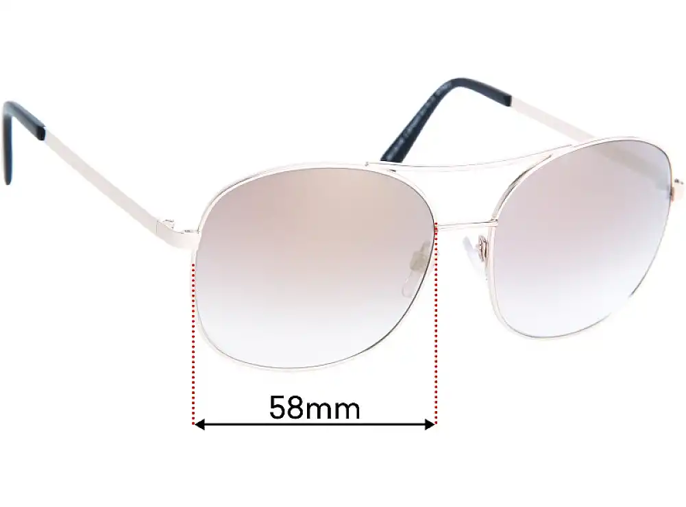 Sunglass Fix Replacement Lenses for Carla Zampatti Sun Rx 11 - 58mm Wide Sunglass Fix Replacement Lenses for Carla Zampatti Sun Rx 11 - 58mm Wide