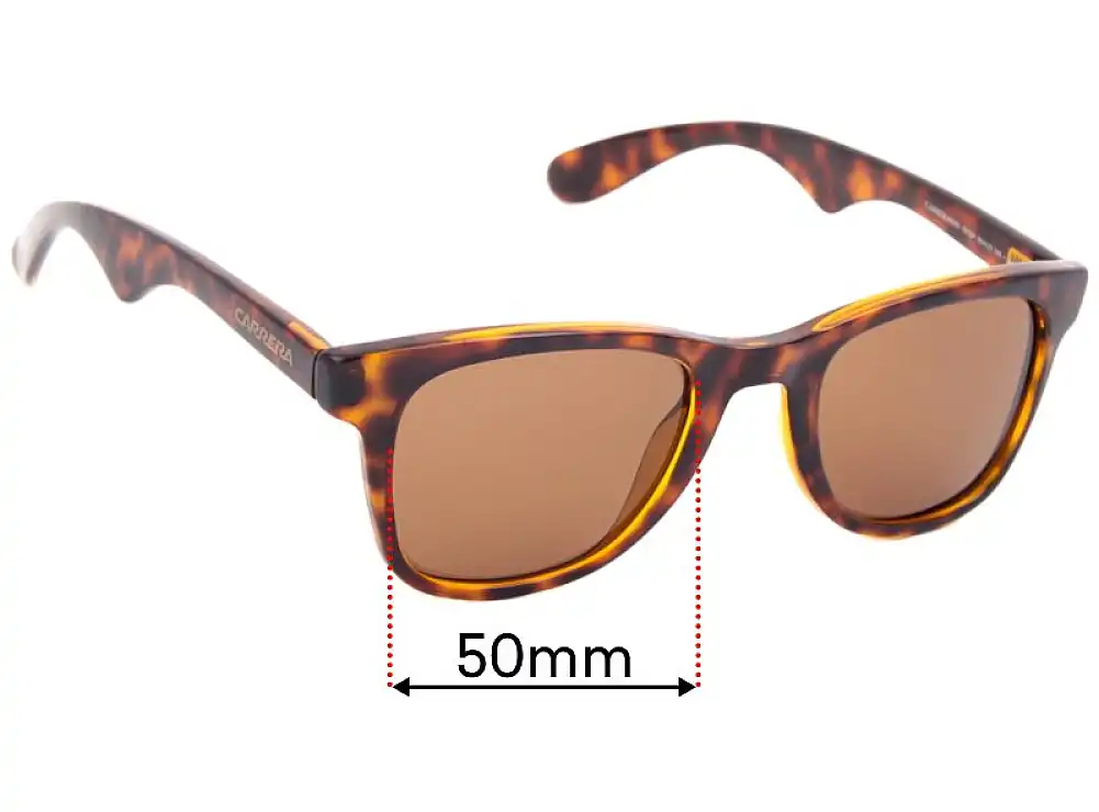 Sunglass Fix Replacement Lenses for Carrera 6000 - 50mm Wide Sunglass Fix Replacement Lenses for Carrera 6000 - 50mm Wide