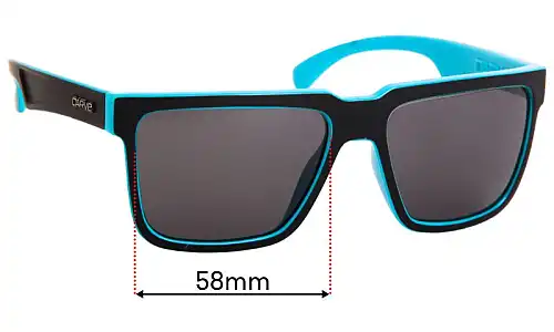 Sunglass Fix Replacement Lenses for Carve Phenomenon - 58mm Wide Carve Phenomenon Replacement Lenses 58mm wide