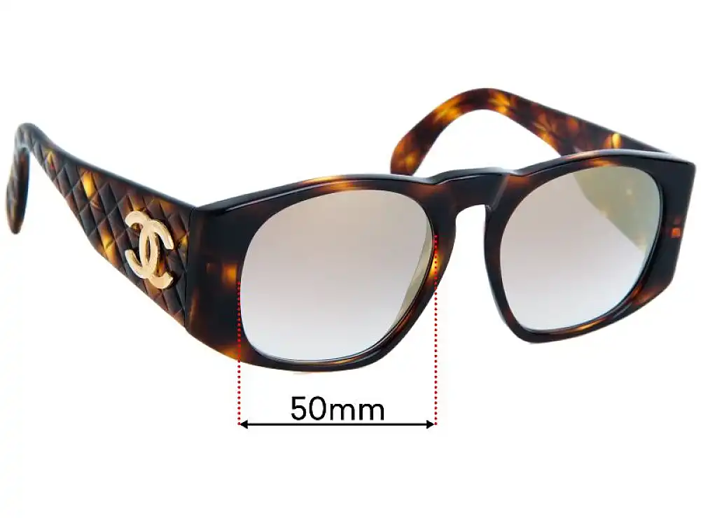 Sunglass Fix Replacement Lenses for Chanel 01450 - 50mm Wide Sunglass Fix Replacement Lenses for Chanel 01450 - 50mm Wide