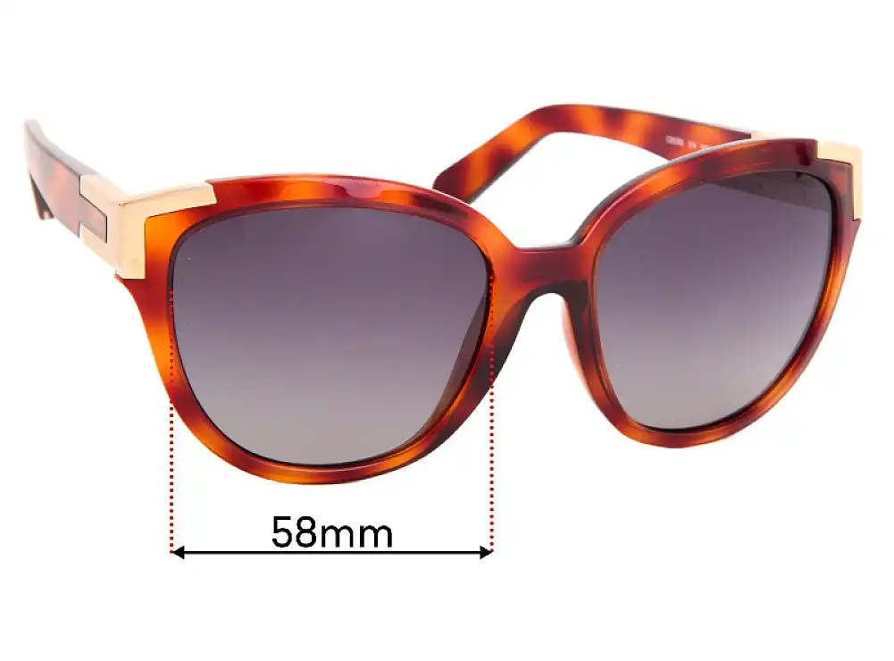 Sunglass Fix Replacement Lenses for Chloe CE 635S - 58mm Wide Sunglass Fix Replacement Lenses for Chloe CE 635S - 58mm Wide