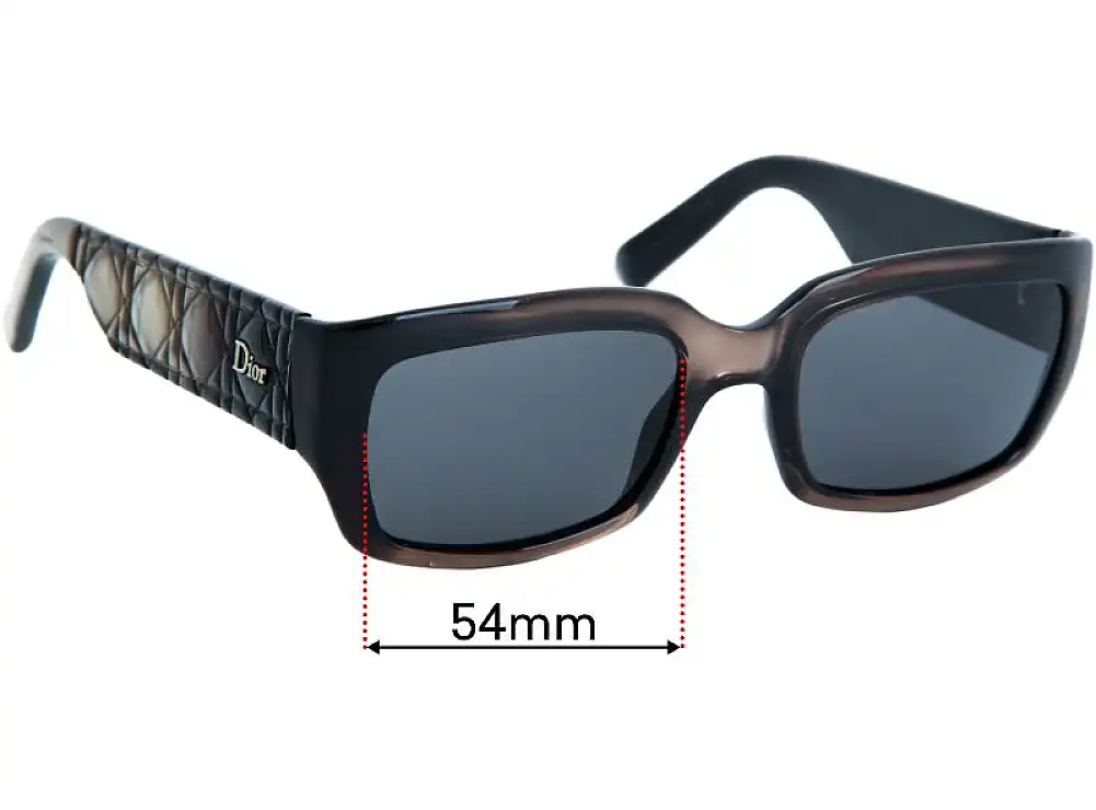 Sunglass Fix Replacement Lenses for Christian Dior My Dior 2N - 54mm Wide Sunglass Fix Replacement Lenses for Christian Dior My Dior 2N - 54mm Wide