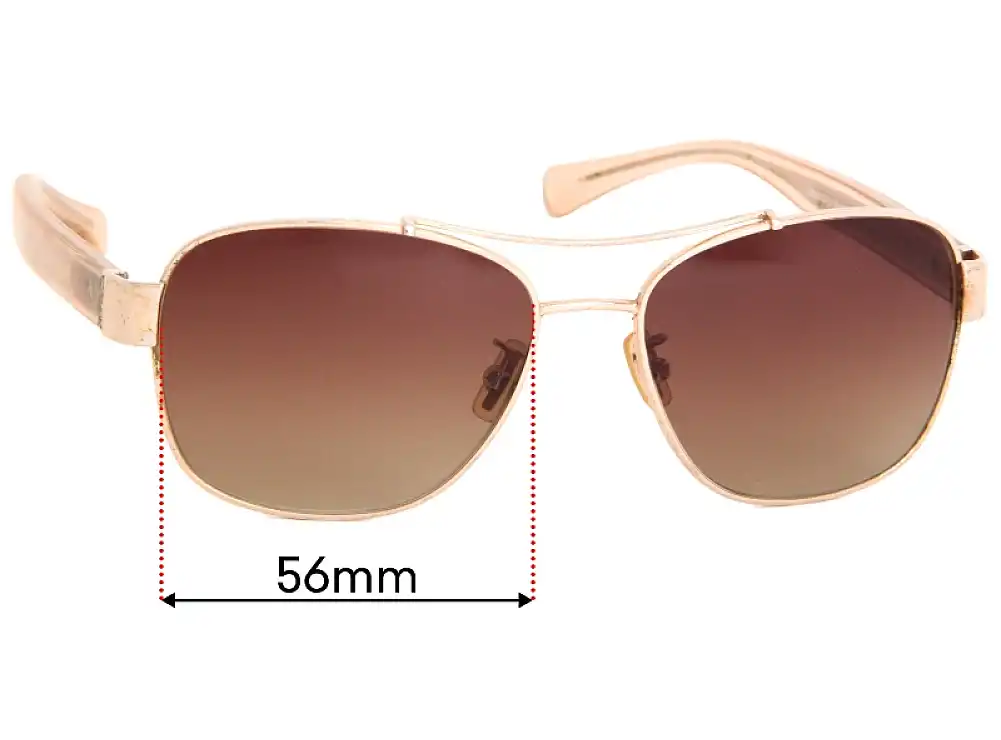 Sunglass Fix Replacement Lenses for Coach HC 7064 - 56mm Wide Sunglass Fix Replacement Lenses for Coach HC 7064 - 56mm Wide