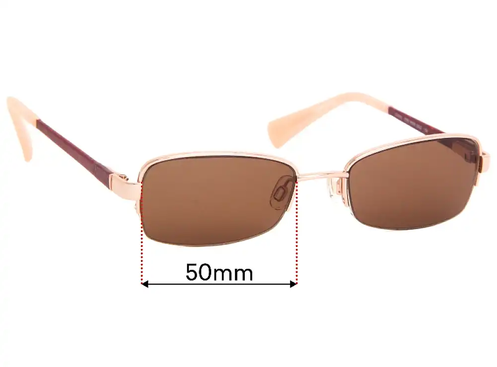 Sunglass Fix Replacement Lenses for Cole Haan CH5003 - 50mm Wide Sunglass Fix Replacement Lenses for Cole Haan CH5003 - 50mm Wide